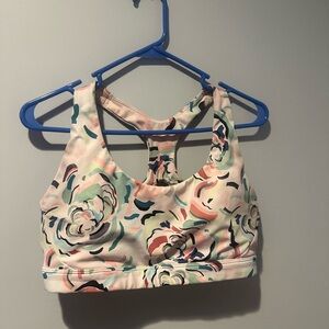 Athleta Multicolor Patterned Sports Bra